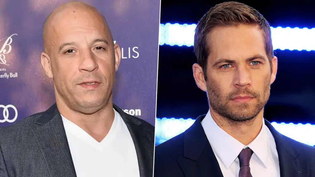 Foto Vin Diesel dan Paul Walker di film Fast and Furious