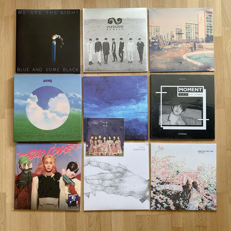 Gambar Vinyl Musik Pop Korea