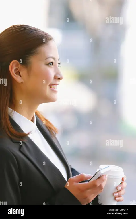 Seorang wanita bisnis Jepang