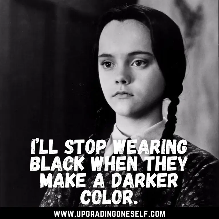 Potret Wednesday Addams