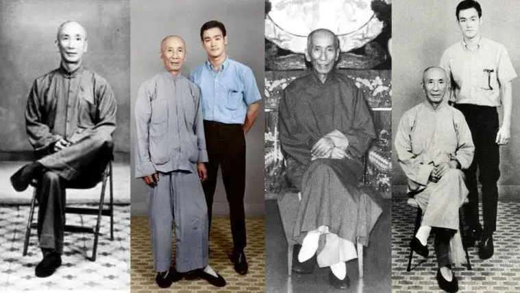 Gambar Wong Fei Hung bersama murid-muridnya