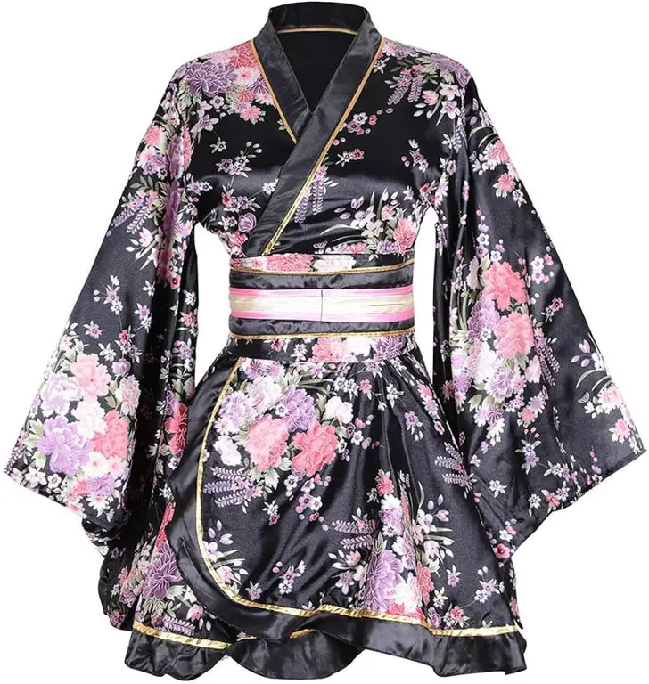 Wanita Jepang mengenakan yukata